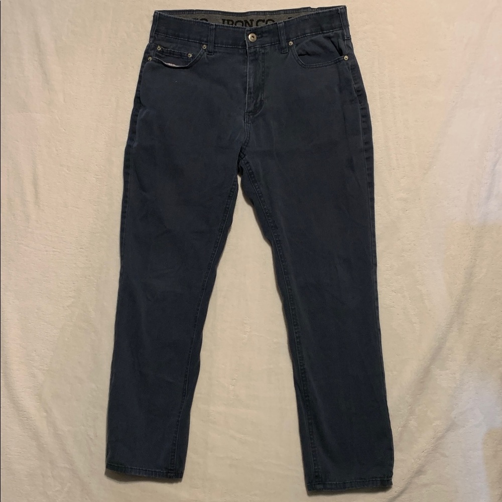 Iron Co. brand Mens Pants Size 34x30 navy blue